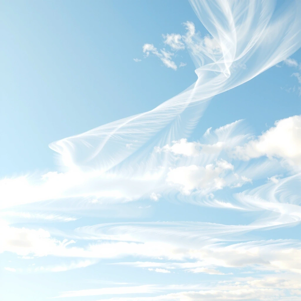 Symboliczna wizualizacja czystego powietrza